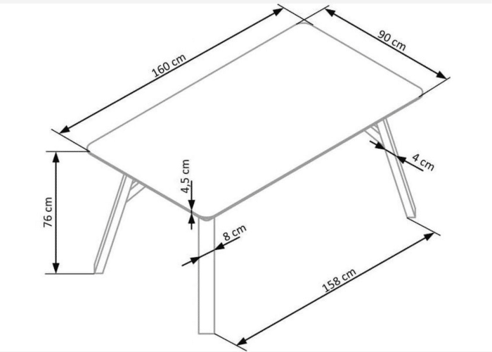 Stół Urbanico – Nowoczesny design w stylu betonowym